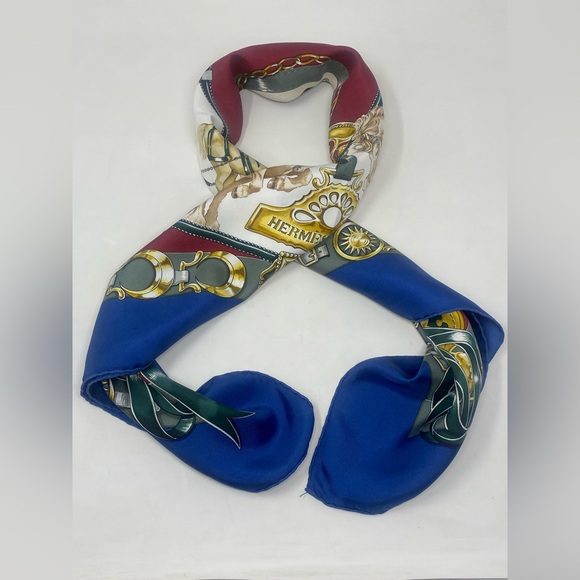 Hermes Silk Scarf Chevaux De Trait Carre 90 Vintage Bourthoumieux - Picture 12 of 16